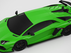 lamborghini aventador svj Modelo 3D