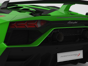 lamborghini aventador svj Modelo 3D