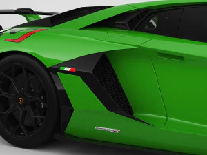 lamborghini aventador svj 3D Model