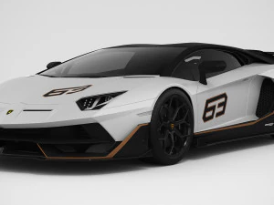 lamborghini aventador svj 63 3D Model