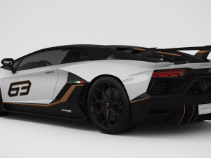 lamborghini aventador svj 63 3D-Modell