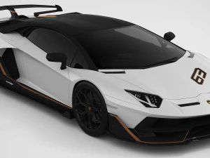 lamborghini aventador svj 63 3D Model