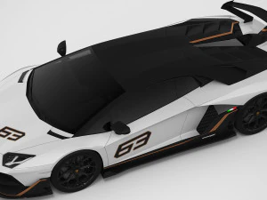 lamborghini aventador svj 63 3D Model