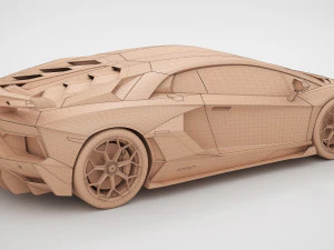 lamborghini aventador svj 63 3D Model