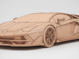 lamborghini aventador svj 63 3D Model