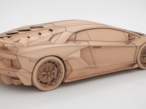 lamborghini aventador svj 63 3D Model