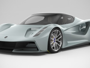 lotus evija 2020 Model 3D