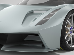 lotus evija 2020 Model 3D