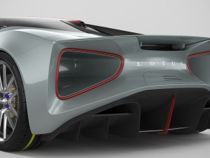 lotus evija 2020 Model 3D