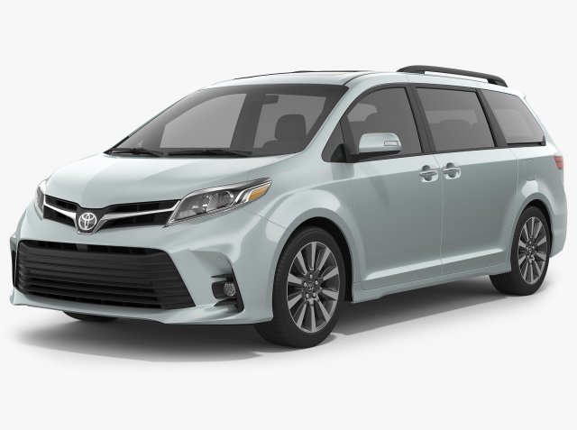 toyota sienna 2020 3D Model .c4d .max .obj .3ds .fbx .stl .blend 