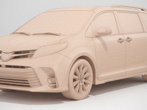 toyota sienna 2020 3D Model