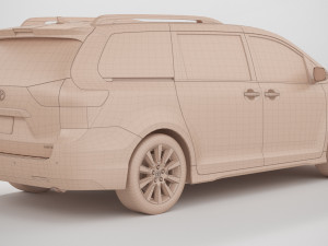 toyota sienna 2020 3D Model