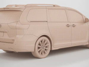 toyota sienna 2020 3D Model
