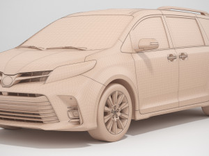 toyota sienna 2020 3D Model
