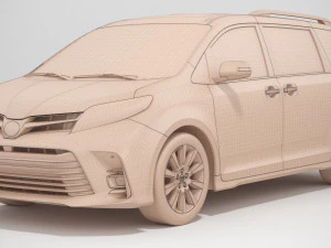 toyota sienna 2020 3D Model