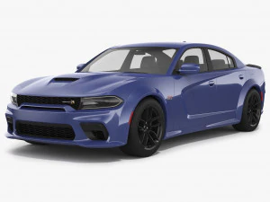Dodge Charger scat pack widebody 2021 Modello 3D