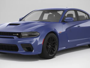 Dodge Charger Scat Pack Widebody 2021 3D Model