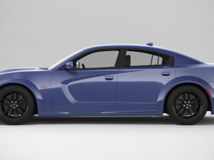 dodge charger scat pack widebody 2021 Model 3D