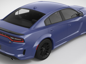 dodge charger scat pack widebody 2021 Model 3D