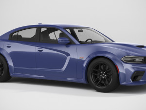 dodge charger scat pack widebody 2021 Model 3D