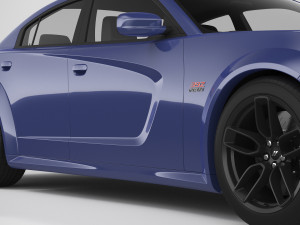 dodge charger scat pack widebody 2021 Model 3D