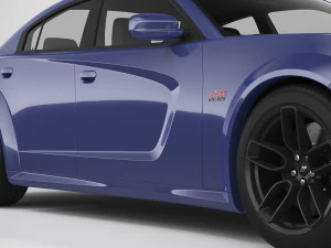 Dodge Charger Scat Pack Widebody 2021 3D Model