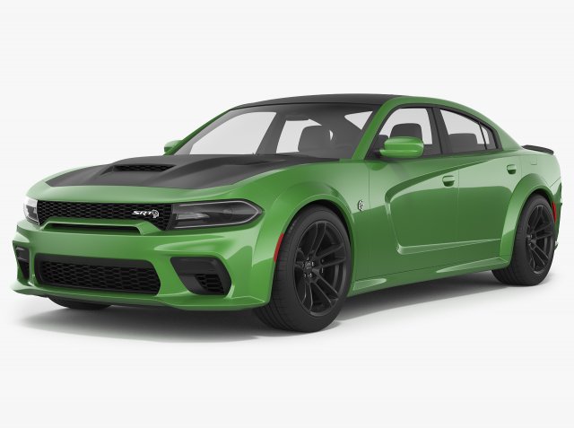 dodge charger hellcat widebody 2021 Model 3D .c4d .max .obj .3ds .fbx .stl .blend
