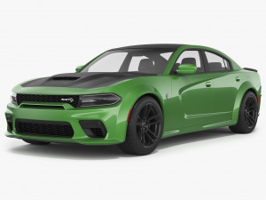 dodge charger hellcat widebody 2021 3D Model