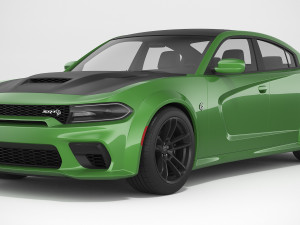 dodge charger hellcat widebody 2021 Model 3D