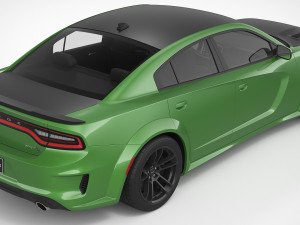 dodge charger hellcat widebody 2021 Model 3D