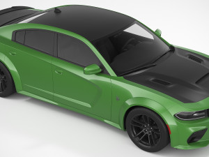 dodge charger hellcat widebody 2021 Model 3D