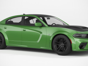 dodge charger hellcat widebody 2021 Model 3D
