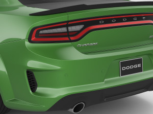 dodge charger hellcat widebody 2021 Model 3D