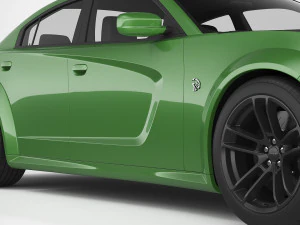 Dodge Charger Hellcat Widebody 2021 Model 3D