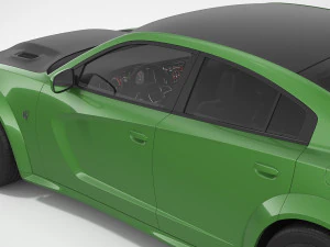 Dodge Charger Hellcat Widebody 2021 Model 3D
