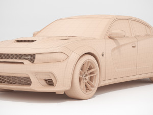 dodge charger hellcat widebody 2021 Model 3D