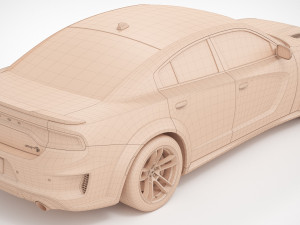 dodge charger hellcat widebody 2021 Model 3D