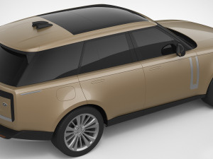 land rover range rover 2022 3D Model