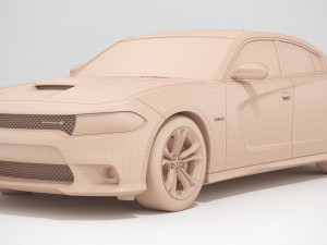 dodge charger rt 2022 Modèle 3D