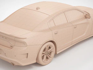dodge charger rt 2022 3D Model