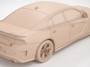 dodge charger rt 2022 3D Model