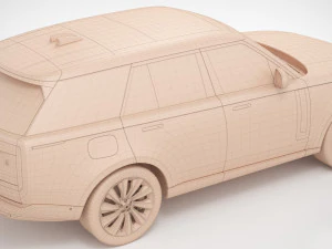land rover range rover sv 2022 3D Model