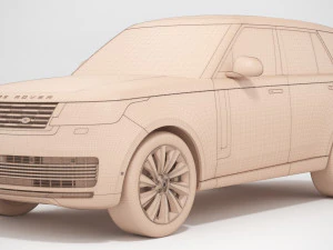 land rover range rover sv 2022 3D Model