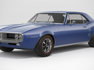 pontiac firebird 1967 3Dモデル