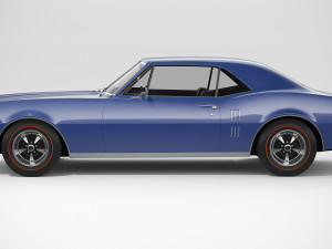pontiac firebird 1967 3Dモデル