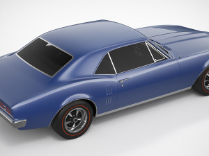 pontiac firebird 1967 3Dモデル