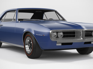 pontiac firebird 1967 3Dモデル