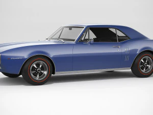 pontiac firebird 1967 3D Model