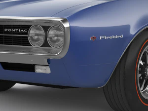 pontiac firebird 1967 3D Model