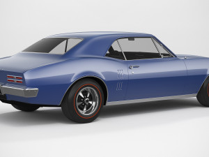 pontiac firebird 1967 3Dモデル